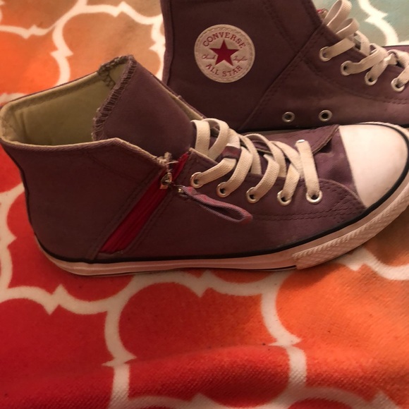 2/$30 mauve high tops - Picture 3 of 4